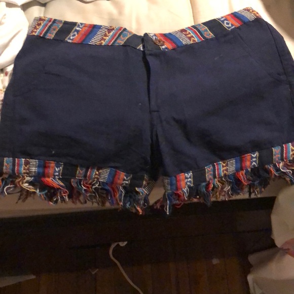 100% cotton elaborate colorful shorts - size L - Picture 3 of 6